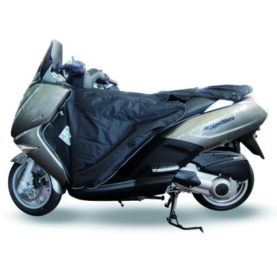 Tablier couvre jambe TUCANO URBANO Termoscud avec système anti-flottement SGAS pour Peugeot 125 Citystar 2010+ (R171-X)