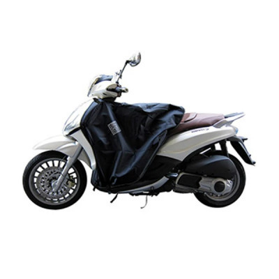 Tablier couvre jambe TUCANO URBANO R081-X pour maxi-scooter Piaggio 125 Beverly 2010-2017, 300 Beverly 2010-2020, 350 Beverly 2011-2020 (Termoscud) (système anti-flottement SGAS)