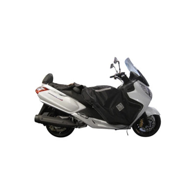 Tablier couvre jambe TUCANO URBANO Thermoscud R088-X système anti-flottement pour SYM 400-500-600 Maxsym après 2011