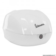 Top case 32L PIAGGIO Blanc 544 OEM 1B00001600BR 50-125 Vespa Primavera-Sprint PX 2013+ (sans dosseret)