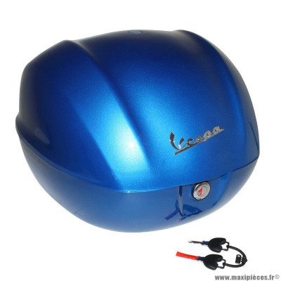 Top case 32L PIAGGIO bleu 261-A (sans dosseret) 50-125 VESPA PRIMAVERA-SPRINT 2013+ 1B00001600DQ