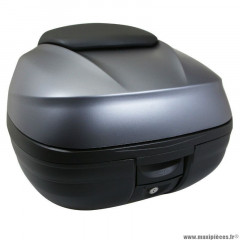 Top case 37L PIAGGIO gris 742-B (avec porte bagage) 125-300 MP3 Yourban 2011+