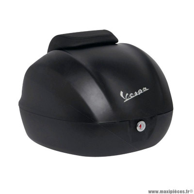 Top-case PIAGGIO 28L noir mat OEM 1B000572 pour scooter 50-125 Liberty 2006-2015