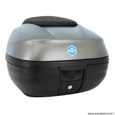 Top-case 37L PIAGGIO Marron métal OEM CM308238 300-350-400-500 MP3 après 2016