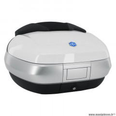 Top-case 50L PIAGGIO Blanc 533 OEM CM308125 300-350-400-500 MP3 2016+