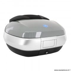 Top-case 50L PIAGGIO gris 715-C OEM CM308127 pour maxi-scooter 300-350-400-500 MP3 2016+