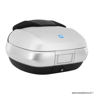 Top-case 50L PIAGGIO Gris Comète H4 760-B OEM CM308129 pour Maxi-Scooter 300-350-400-500 MP3 2016+