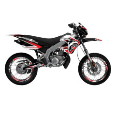 Autocollant-sticker-kit Déco VOCA RACING pour 50 à boite Derbi 50 Senda X-Race SM 2003-2007