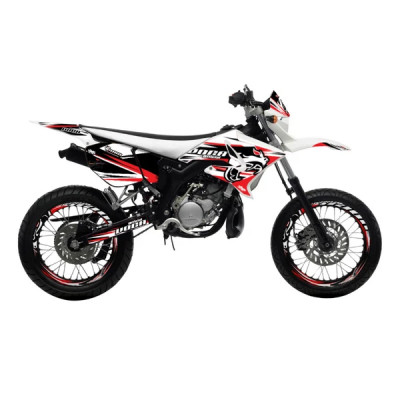 Autocollant-sticker-kit Déco VOCA RACING pour 50 à boite Yamaha 50 DT 2004-2010