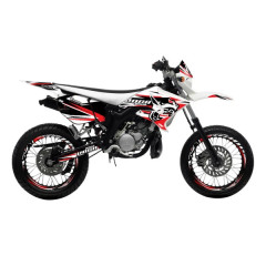 Autocollant-sticker-kit Déco VOCA RACING pour 50 à boite Yamaha 50 DT 2004-2010