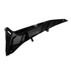 Bas de caisse adaptable noir brillant pour maxi-scooter Yamaha 530 TMAX 2012-2014 gauche