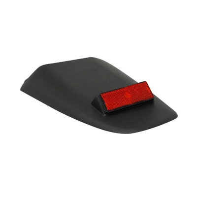 Bavette-garde boue arrière adaptable noir pour scooter MBK 50 Booster 1998-2003 / Yamaha 50 BWS 1998-2003