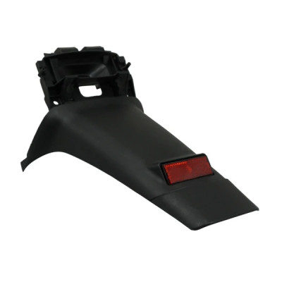 Bavette-garde boue arrière adaptable noir Piaggio 50 Typhoon 1997-2009