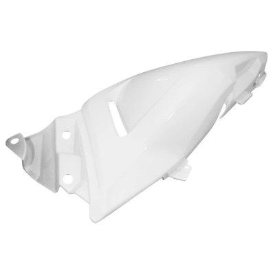 Coque arrière adaptable blanche brillante pour maxi-scooter Yamaha 530 TMAX 2012-2014 droite