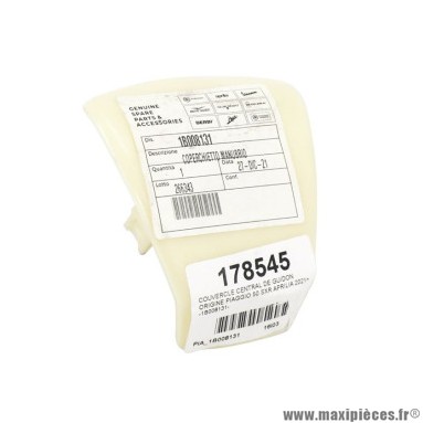 Couvercle central de guidon PIAGGIO origine 50 SXR après 2021 (1B008131)