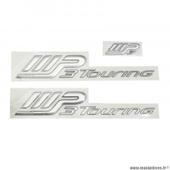 Autocollant Piaggio déco aile arrière gris origine pour maxi-scooter 250-300-400-500 MP3 2008-2014 - 673874