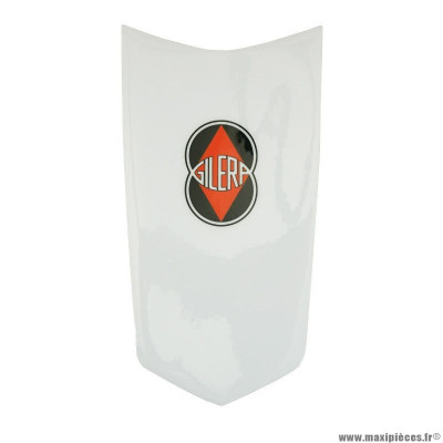 Déco garde boue arrière PIAGGIO blanche 50 à boîte Gilera SMT-RCR après 2018 (2H002714)