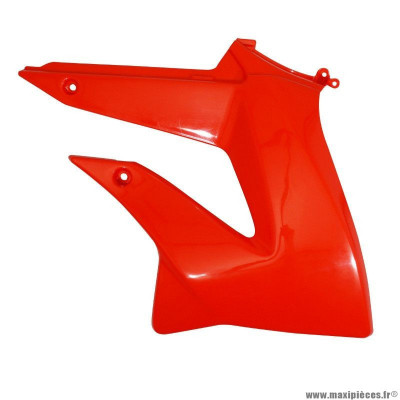 Déflecteur réservoir droit PIAGGIO rouge 50 à boîte Gilera 50 SMT, RCR 2011+ (réf. 86692500W4R)