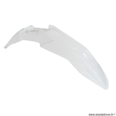 Garde-boue avant PIAGGIO blanc 2B004321000W0B pour 50 Gilera SMT, RCR après 2018