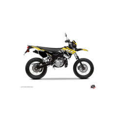 Kit Déco autocollant-sticker adaptable jaune pour 50 à boite - Yamaha 50 DT 2007-2011 - KUTVEK