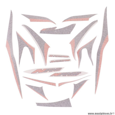 Kit Décor PIAGGIO Noir Mat 50 NRG Power 2018+ (2H001959000A1)