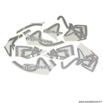 Kit Déco PIAGGIO Origine 50 Typhoon 2010+ 2016 Véhicule Bleu 253-A (675125)