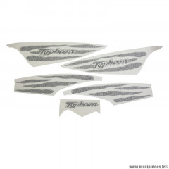 Kit Déco Piaggio 657476 pour scooter 50 Typhoon après 2011 (véhicule noir ou jaune)
