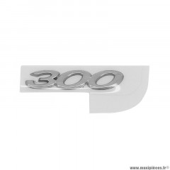 Autocollant PIAGGIO «&nbsp;300&nbsp;» origine pour Vespa 300 GTS 2016-2018 - 2H001663