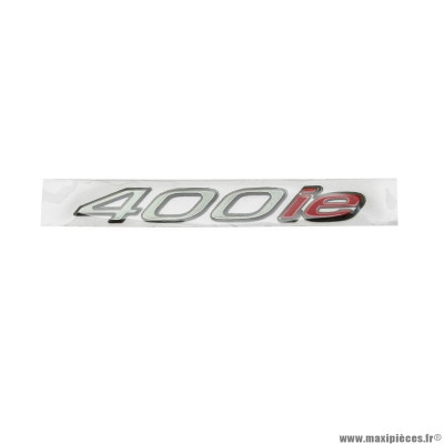 Autocollant PIAGGIO «&nbsp;400 ie&nbsp;» gris foncé 672215 pour maxi-scooter 400 MP3 2008-2010