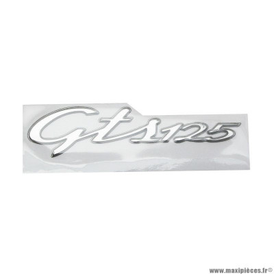 Autocollant PIAGGIO Aile arrière «&nbsp;GTS 125&nbsp;» pour maxi-scooter 125 Vespa GTS 2006-2012 - 656233