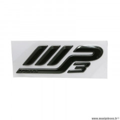 Autocollant PIAGGIO Aile arrière gris foncé Origine pour Maxi-scooter 500 MP3 2011-2013 1B000253