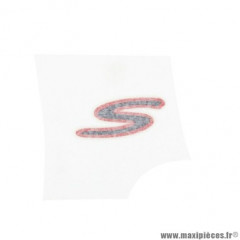 Autocollant «&nbsp;S&nbsp;» gauche PIAGGIO origine pour scooter 50 ZIP 4T 2018+ - 2H003413000A1