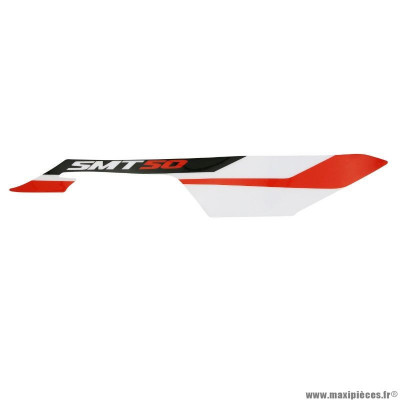 Autocollant PIAGGIO Aile Arrière Droite Rouge-Noir-Blanc 2H002136 pour 50 SMT, RCR 2018+