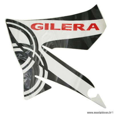 Autocollant PIAGGIO Aile avant gauche blanche 2H000014 50 Gilera SMT-RCR après 2013