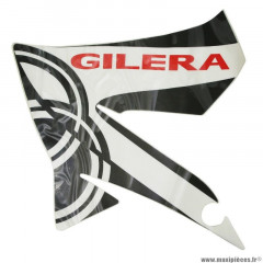 Autocollant PIAGGIO Aile avant gauche blanche 2H000014 50 Gilera SMT-RCR après 2013