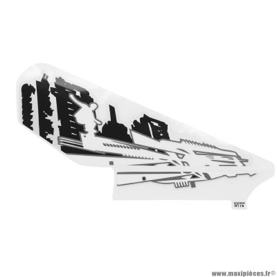 Autocollant Piaggio Décor de face avant droit supérieur 50 Typhoon après 2018 Réf. 2H002556000A1