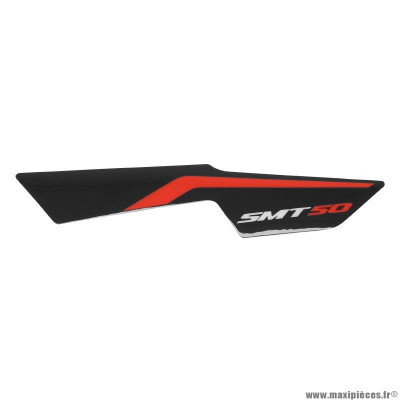 Autocollant Piaggio Décor de Tête de Fourche Droite Noir-Rouge 50 Gilera SMT-RCR 2018+ - 2H003069
