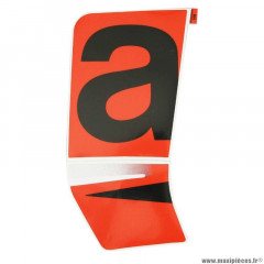 Autocollant PIAGGIO Blanc 544-Rouge 885-A pour scooter Aprilia 50 SR Motard après 2018 (2H002290000A1)