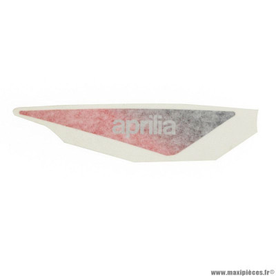 Autocollant PIAGGIO Face avant gauche origine 5A000290 pour scooter Aprilia 50 SR Motard (véhicule gris-blanc ou orange)