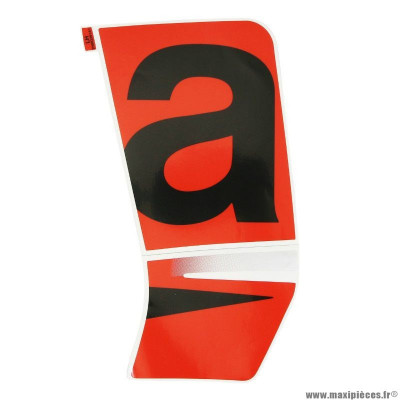 Autocollant PIAGGIO Blanc 544-Rouge 85-A pour scooter Aprilia 50 SR Motard après 2018 (2H002291000A1)