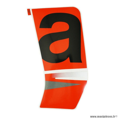 Autocollant Piaggio Noir 85-B Origine pour Scooter Aprilia 50 SR Motard 2018+ (2H002291000A2)