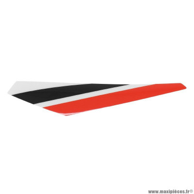 Autocollant arrière gauche PIAGGIO Blanc-Rouge-Noir Réf. 2H002139 50 GILERA SMT-RCR après 2018
