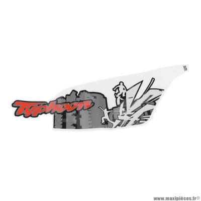 Autocollant PIAGGIO Blanc 544 ou Jaune 979-A - 2H002552000A2 - pour scooter 50 Typhoon après 2018