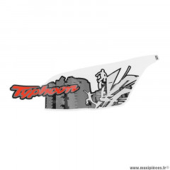 Autocollant PIAGGIO Blanc 544 ou Jaune 979-A - 2H002552000A2 - pour scooter 50 Typhoon après 2018