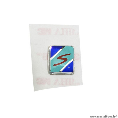 Autocollant PIAGGIO Logo ''S'' Garde Boue Origine 50-125 Vespa-S, 125-250-300 Vespa GTS - 654821
