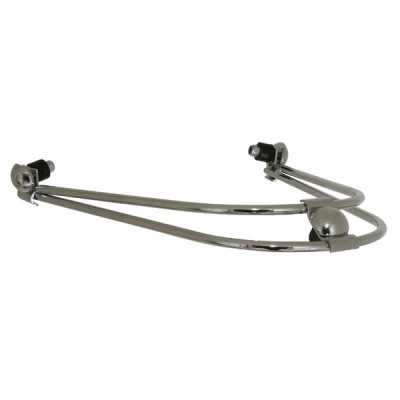 Pare-choc chrome Buzzetti pour maxi-scooter Piaggio 125 Liberty tous modèles