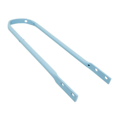 Pont-tringle de garde boue adaptable à peindre base bleu pour mobylette MBK-Motobecane 88, 881