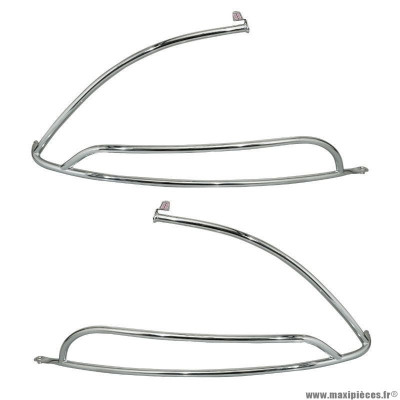 Protection arrière chromée PIAGGIO origine 50-125 Primavera après 2013, Sprint après 2014 (1B000928)