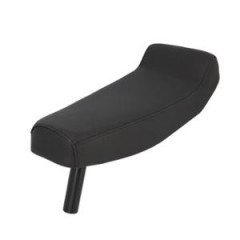 Selle biplace adaptable noire tube D30 pour Peugeot 103 / MBK 51