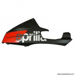 Spoiler gauche PIAGGIO noir diablo 86142600W2G5 pour Aprilia 50 RS 2006-2010